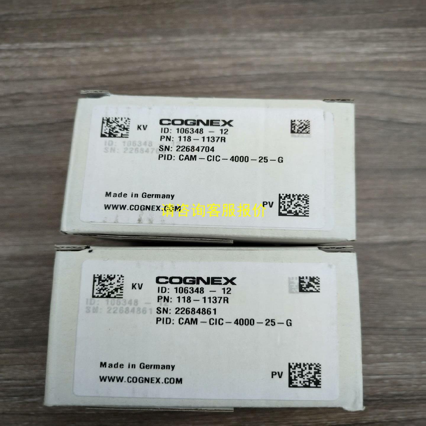 询价COGNEX/康耐视 CAM-CIC-4000-25-G工业