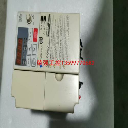 【荣强工控】拆机安川变频器 CIMR-V7AT42P2，2.2KW380