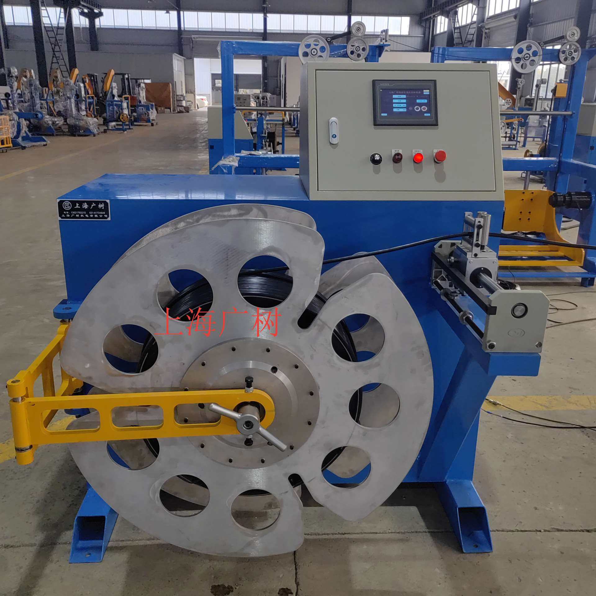 大截面电线电缆成圈机 精密成圈机 铜线铝线复绕带计米装置厂家