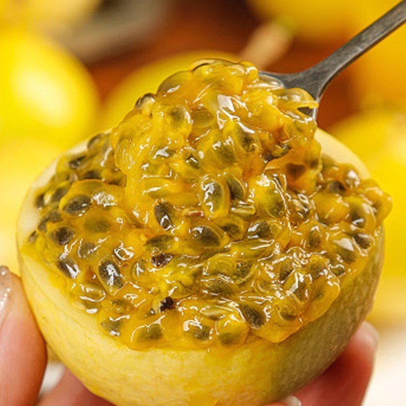 黄金百香果钦蜜9号5斤当季水果新鲜现摘果园直发即食甜百香果