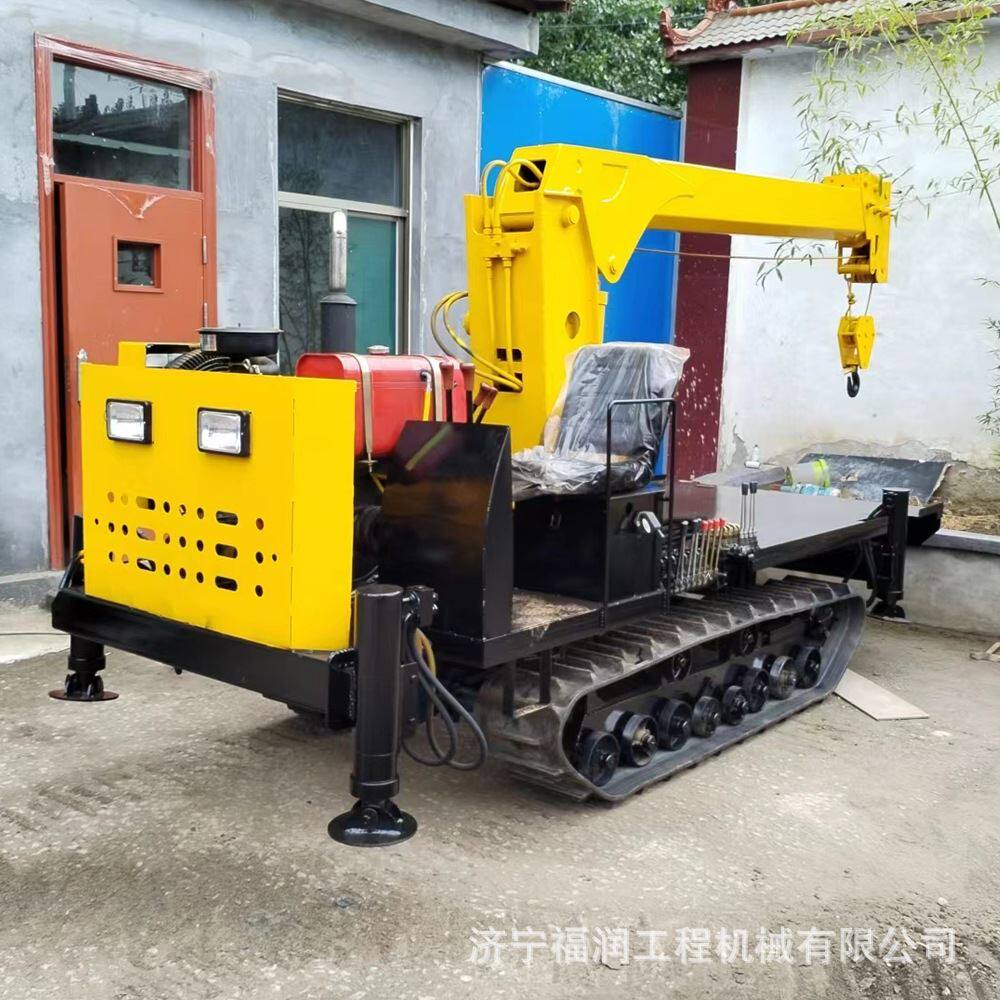 3吨履带随车吊起重机 改装出售履带爬爬车 园林背树随车吊