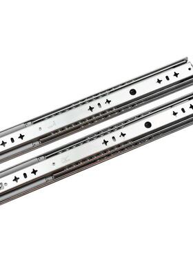 53宽三节阻尼缓冲重型滑轨抽屉轨道改装房车工业导轨橱柜工具箱