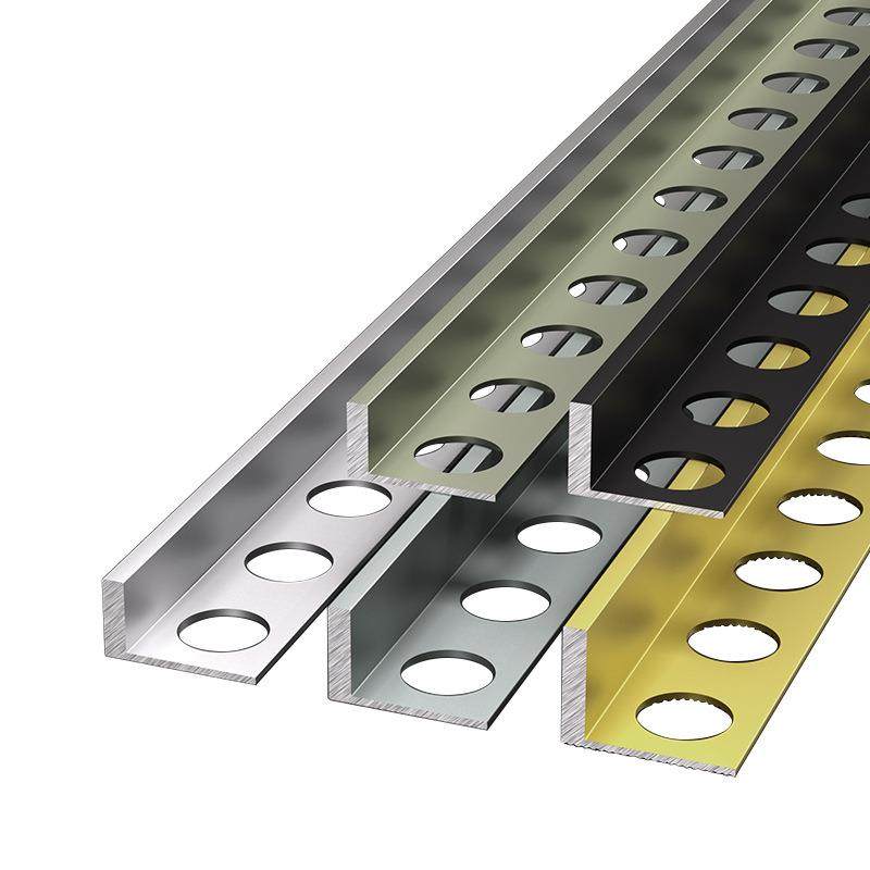 铝合金瓷砖收边条L型木地板分线圆孔封边条加厚地砖分隔条直角条,基础建材,相框线条,淘宝优惠券,粉丝福利购,淘宝优惠卷