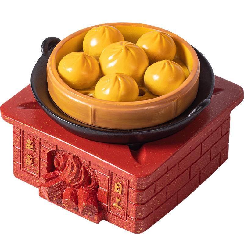 创意变色小笼包子蒸笼茶宠摆件可养趣味仿真灶台可爱茶玩茶道香炉,餐饮具,茶宠摆件,淘宝优惠券,粉丝福利购,淘宝优惠卷