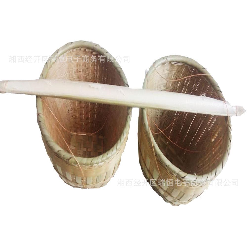 合作社小箩筐竹编来样手工环保篮子竹制工艺手工编织