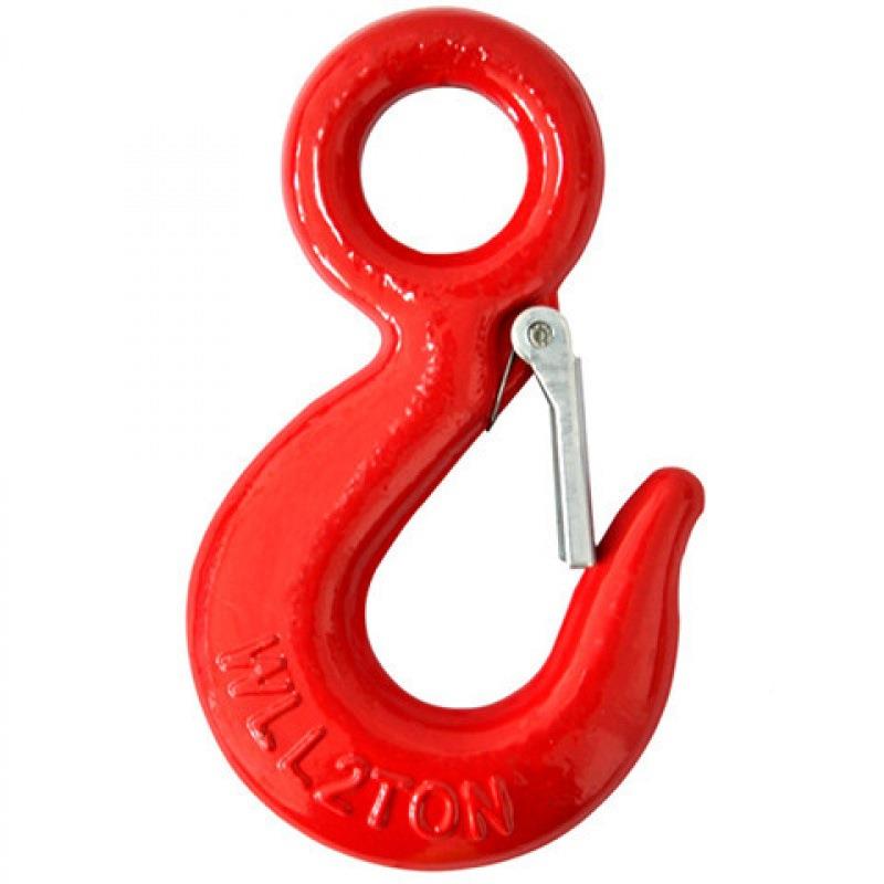 环眼子吊钩全吊环抓钩大大开口挂钩万向旋钩钢管转货钩起重吊具