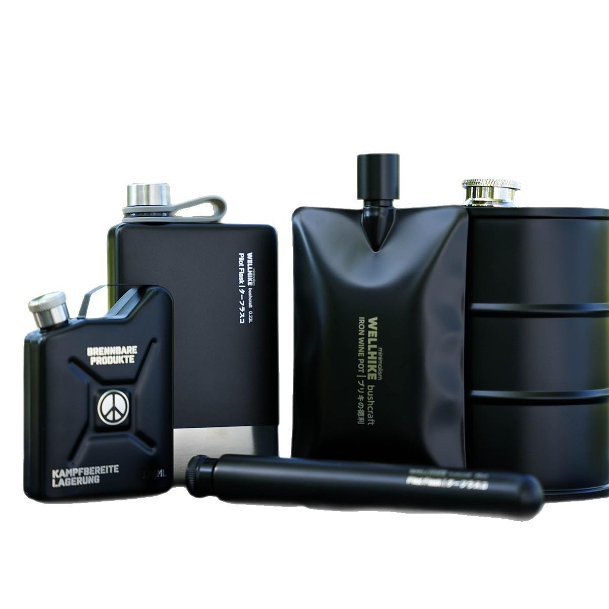 /WE煤LLHIKE户外露营多款304锈钢不酒壶酒异性方形桶油燃料酒壶