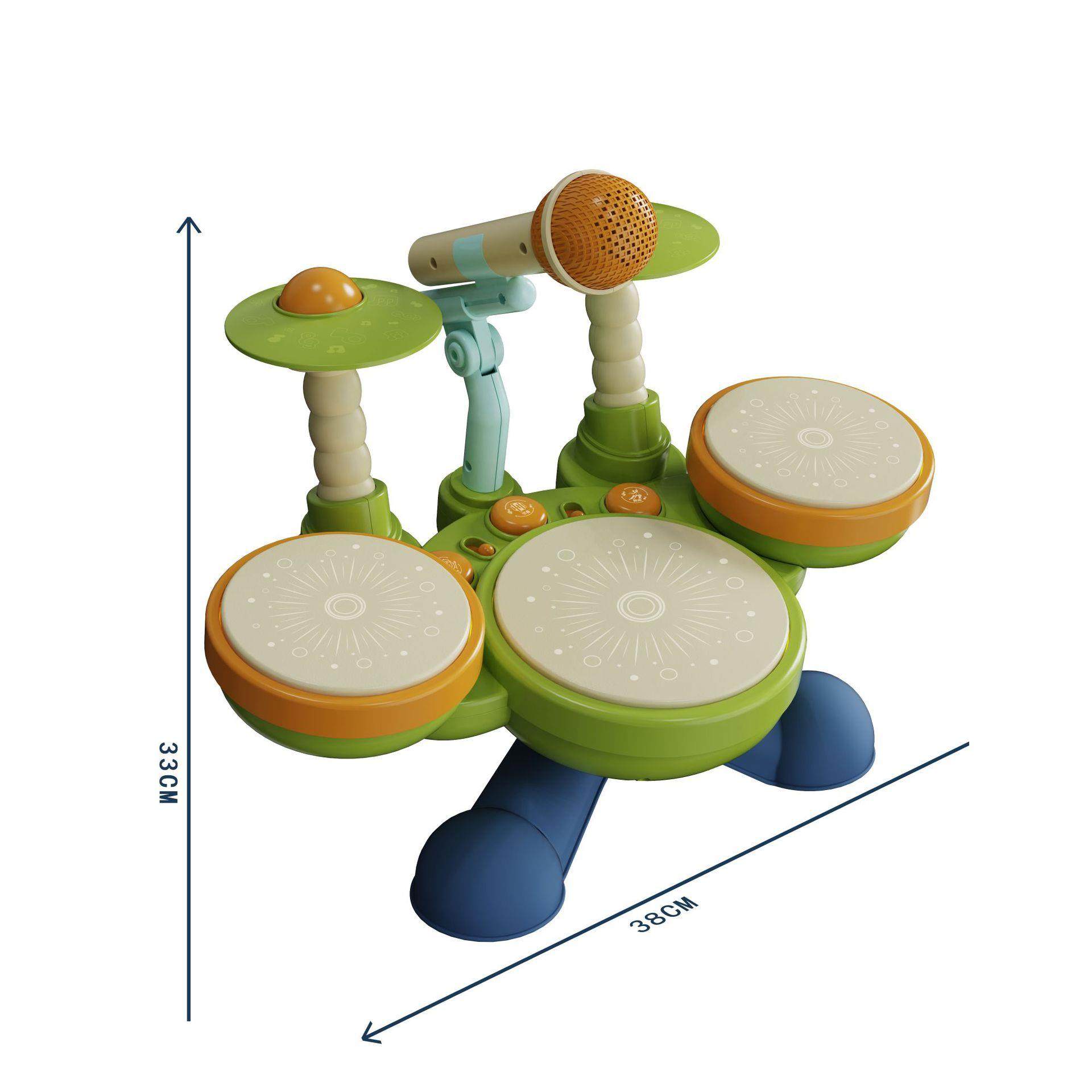 新品儿童架子鼓玩具早教益智初学者音乐爵士鼓打击乐器打地鼠