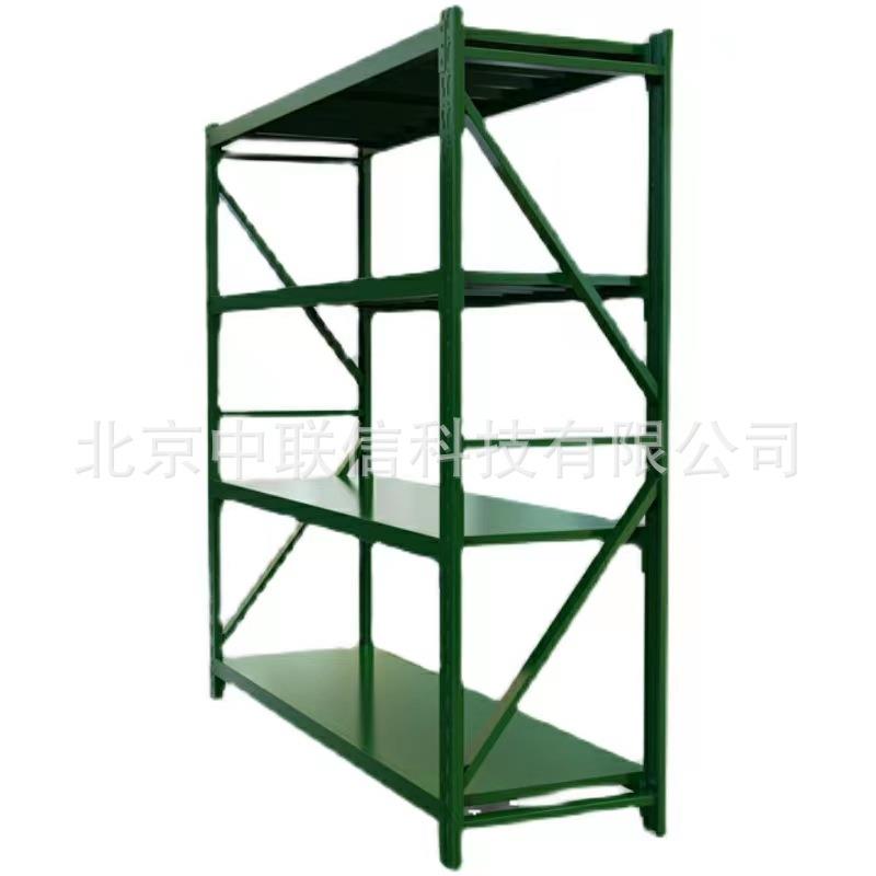 军绿色货架军绿色物资架训练器材架盾牌架铁楸架农用工具架