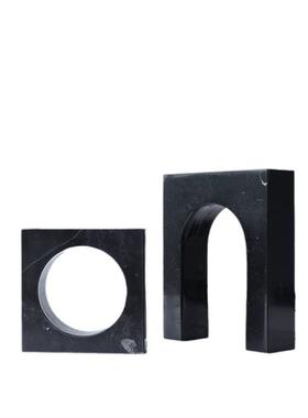 现代简约大理石门洞摆件现代简约创意家居客厅样板间售楼处工艺饰