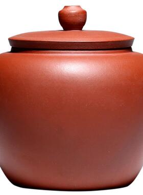 宜兴源头厂家紫砂茶罐密封储茶罐家用茶仓防潮茶叶罐41374纳福罐