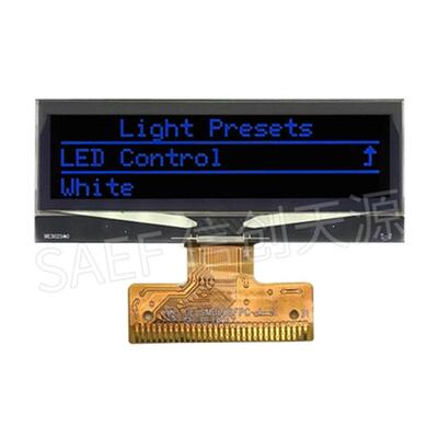 2.0英寸OLED屏白光液晶屏白色SFOS200TW-12832W-01厂家31pin焊接