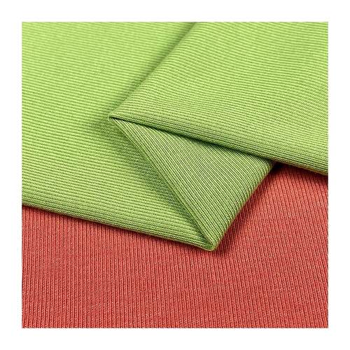 莫代尔1*1罗纹随心裁布料1x1双面人棉拉架面料拉毛四面弹针织面料