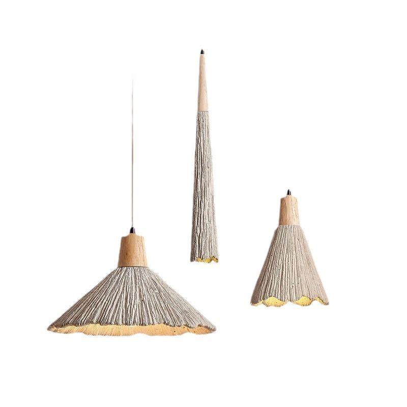 侘寂风卧室床头餐厅吧台奶油风创意日式民宿服装店设计师小众吊灯