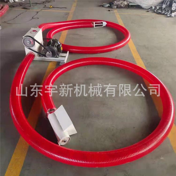 加长管中驱软管吸粮机10米抽粮机车载式电动输送机