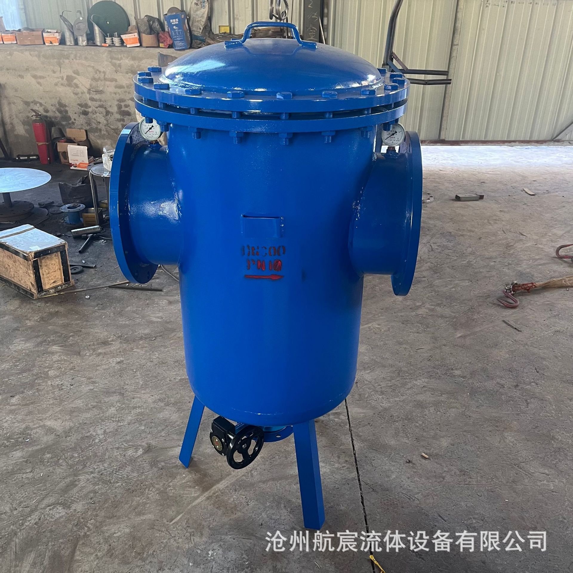 源头厂家篮式过滤器篮式管道除污器T型过滤器污水处理器精密过滤