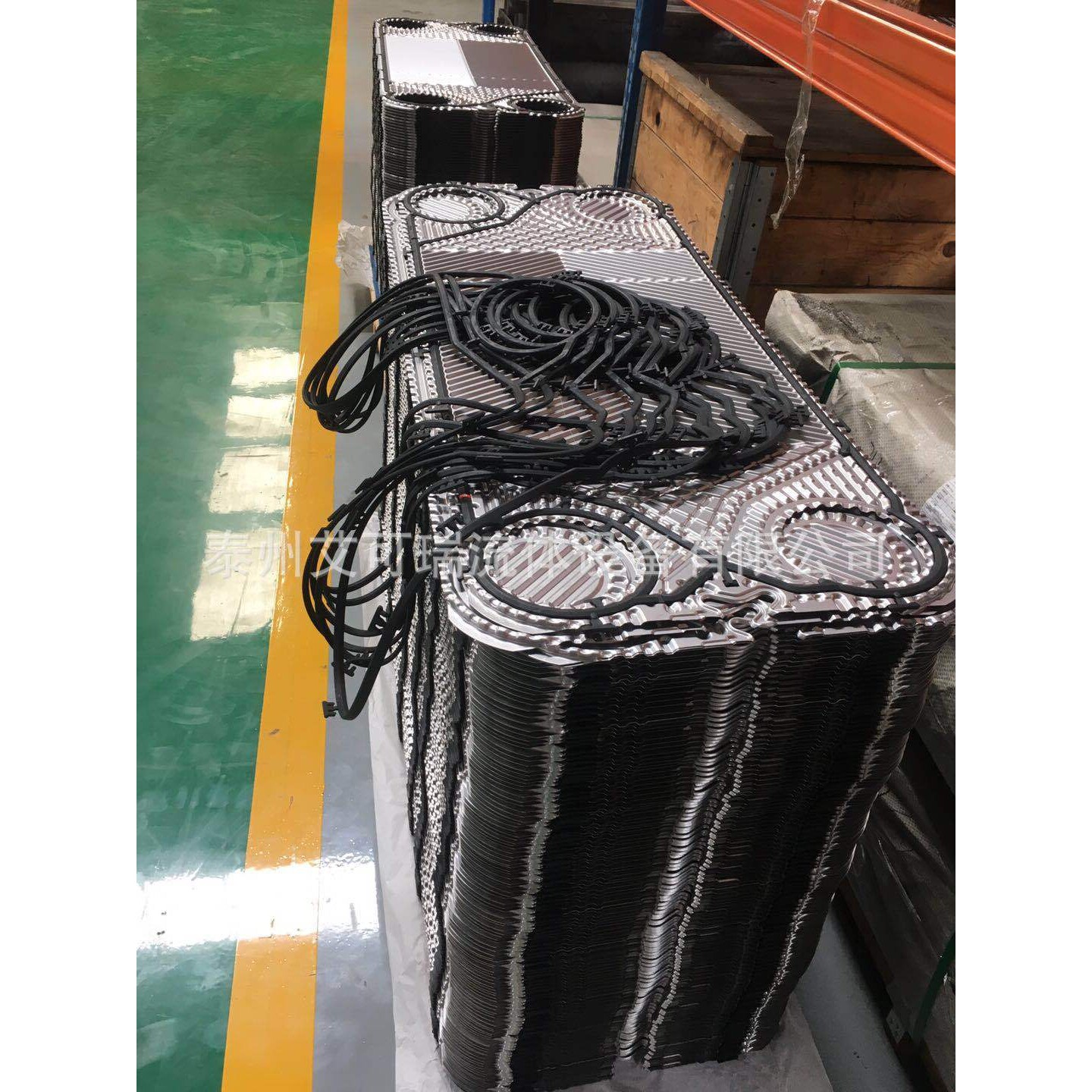 硫酸板式换热器M20-MFM T20-MFM T20-BFM氟橡胶垫片 Viton G材质