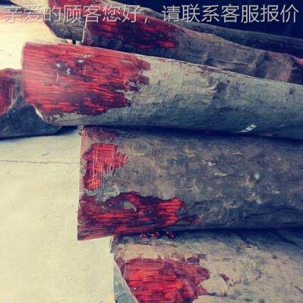非洲叶紫檀加血檀小 原木木棒 工工品艺木99料可挑金星血檀木墩板