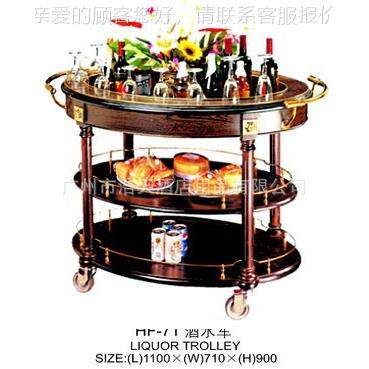 厂供家应专业生产不店949钢钛金酒锈水车 酒用品酒水车 量大从优