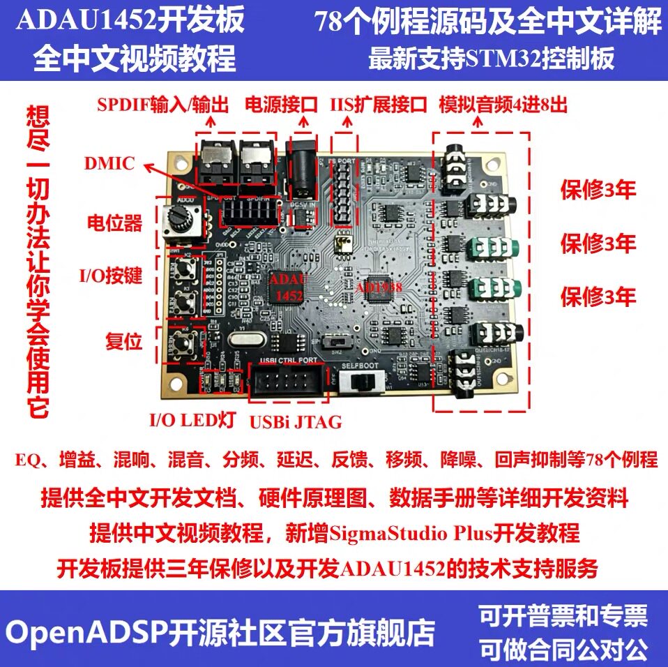 ADAU1452 DSP音频处解码器