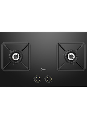 美的燃气灶Q325-M煤气灶家用双灶天然气嵌入式台式液化气灶台灶具