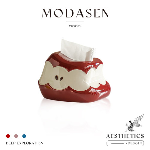 MODASEN可爱陶瓷纸巾盒抽纸盒