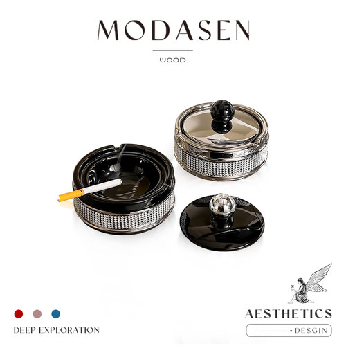 MODASEN高档轻奢陶瓷烟灰缸