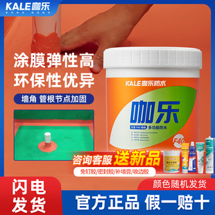 伟星咖乐F40防水涂料卫生间专用多功能防水开裂部位修补止漏材料