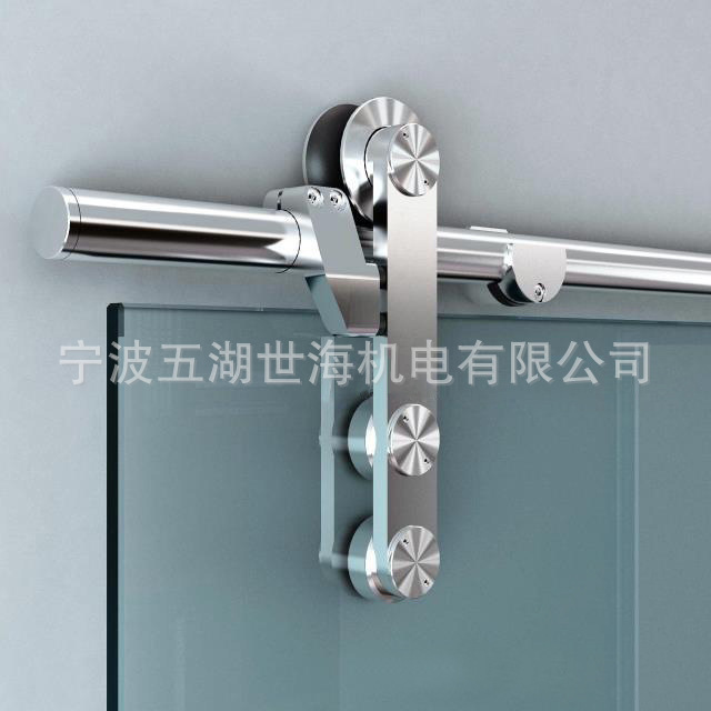 玻璃门移门吊轨木移门推拉门不锈钢配件移门滑轨滑轮厂家直销批发