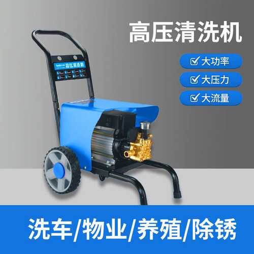 洗车店商用220v大功率高压泵养殖场强力凯普顿清洗机工业增压水枪