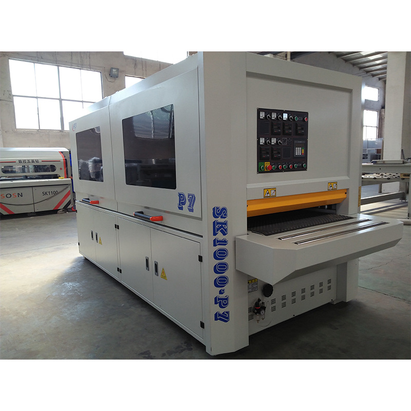 木门异形抛光机 底漆打磨机  自动异形门板砂光机  SK1000-P7