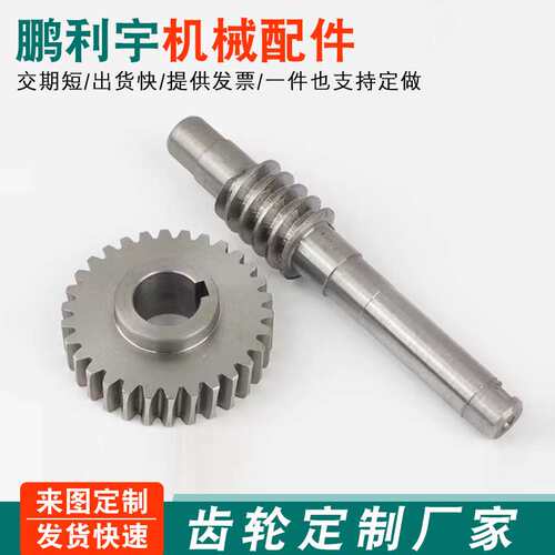 厂家生产蜗轮蜗杆涡轮蜗杆多种非标蜗轮小模数硬齿轮配套加工