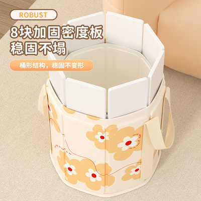 折叠泡脚桶过小腿泡脚袋家用养生足浴洗脚盆保温过膝深桶