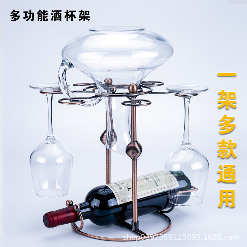 新款创意酒杯架免打孔红
