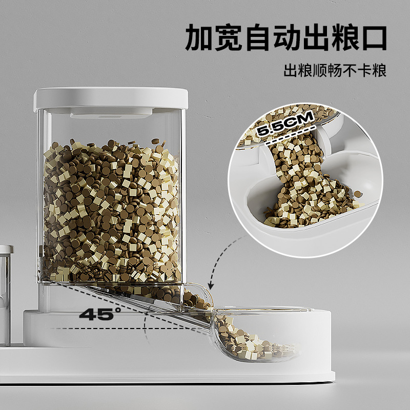 猫咪饮水机循环自动流动水饮水器喝水盆喂水喂食一体机二合一宠物