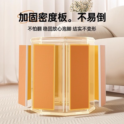 可折叠带支撑泡脚桶家用洗脚盆加热恒温过膝过小腿足浴盆高深