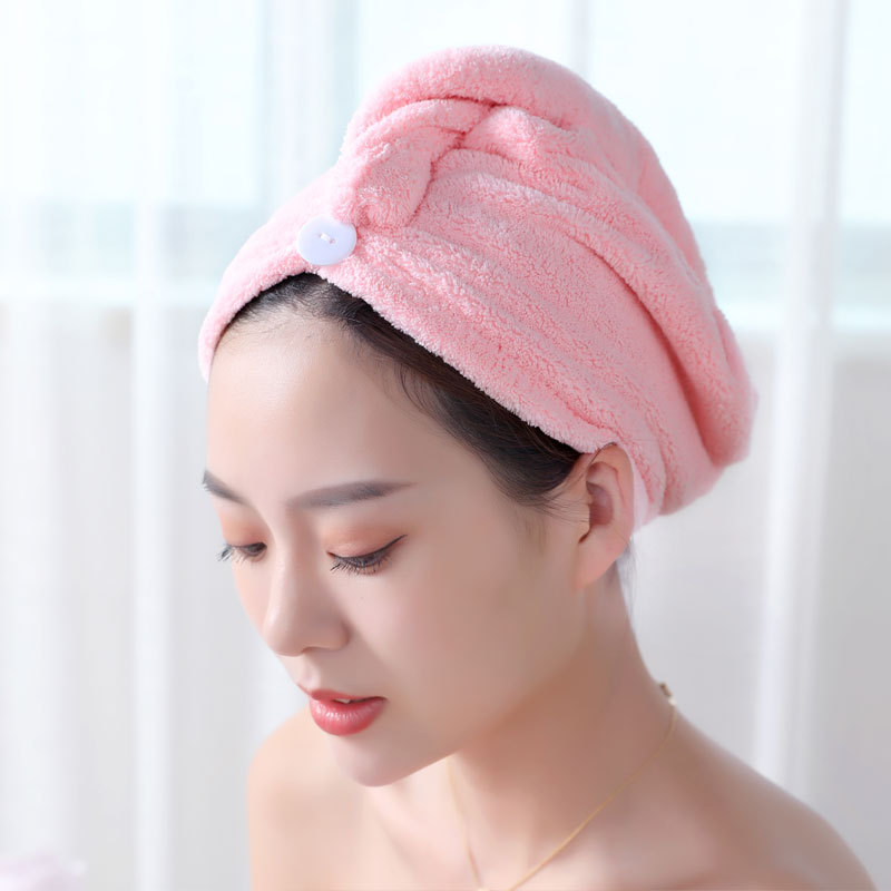 厂家吸水干发帽浴帽韩式珊瑚绒加大加厚干发巾快速干发帽