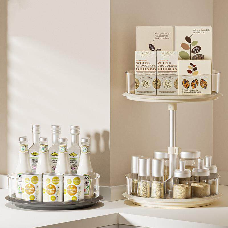 旋转调料置物架厨房台面多功能油盐酱醋调味料用品大全收纳盒转盘,厨房/烹饪用具,抹布架/厨房清洁收纳架,淘宝优惠券,粉丝福利购,淘宝优惠卷