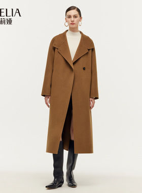 歌莉娅冬季新品羊毛双面呢大衣1CNL6N5K0