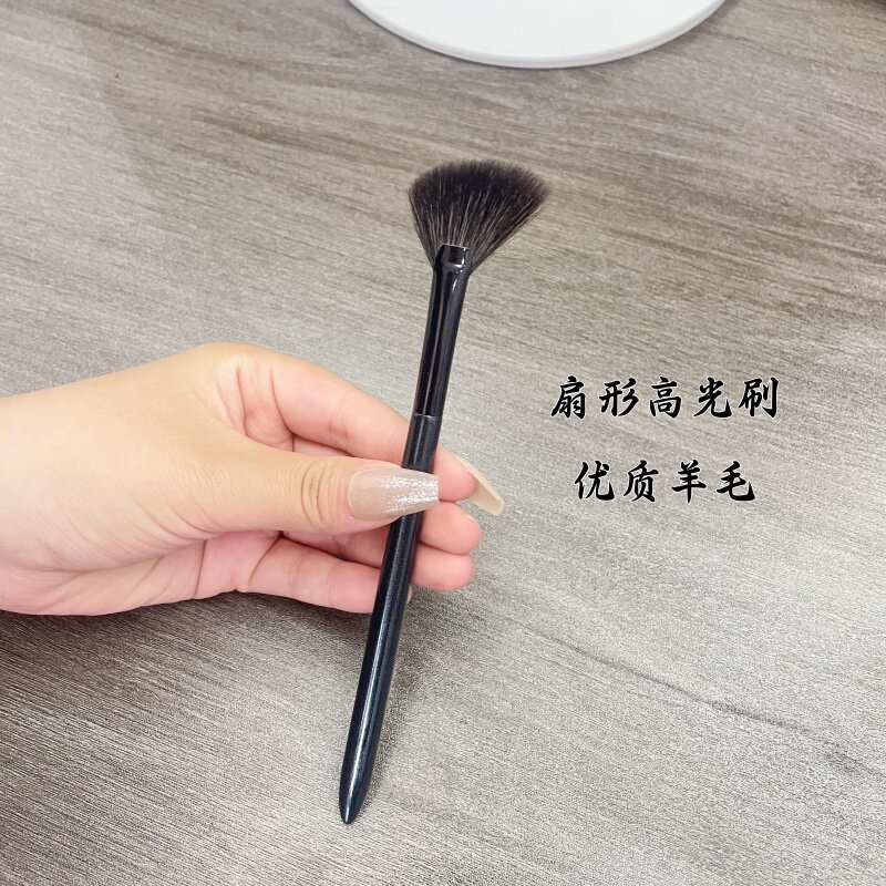 花景沫扇形高光面中提亮腮红羊毛化妆刷定妆刷余粉刷