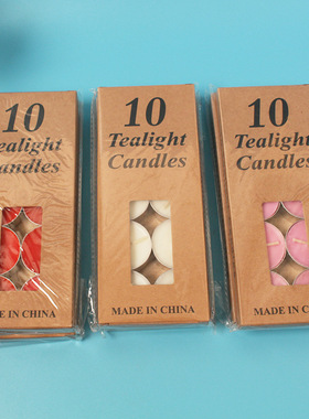 Smokeless tea wax candle for insulation, boiling tea, heating round tea wax, 14 burning, 3.5-4 candles