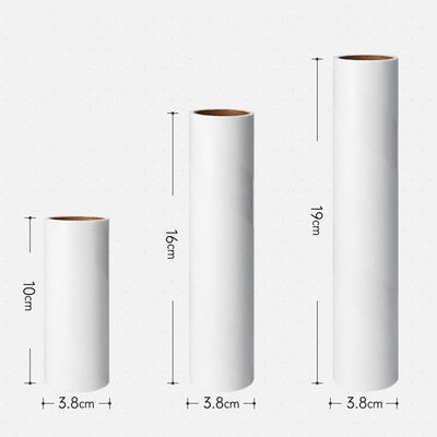 Replacing the sticky paper roller with a 16cm core dust removal roller and tearing paper for clothes, using a hair stic