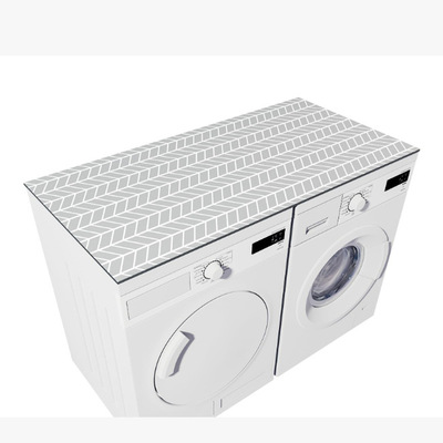 American retro drum washing machine pad, diatomaceous earth dust cover, stove dust pad, bedside table pad