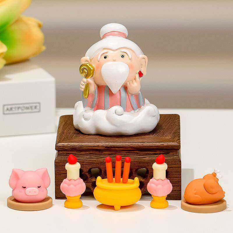 办公室可爱手工摆件桌面财神树脂工艺品创意装饰新款礼物欢喜神仙,饰品/流行首饰/时尚饰品新,摆件,淘宝优惠券,粉丝福利购,淘宝优惠卷