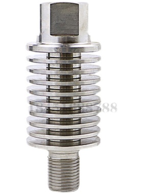 304不锈钢压力变送器配件片式压力表散热器耐高温冷凝器M2Z0*1.5