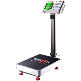 金旺电子秤商用150公斤精准电子称卖菜计价台秤可折叠300磅秤称重