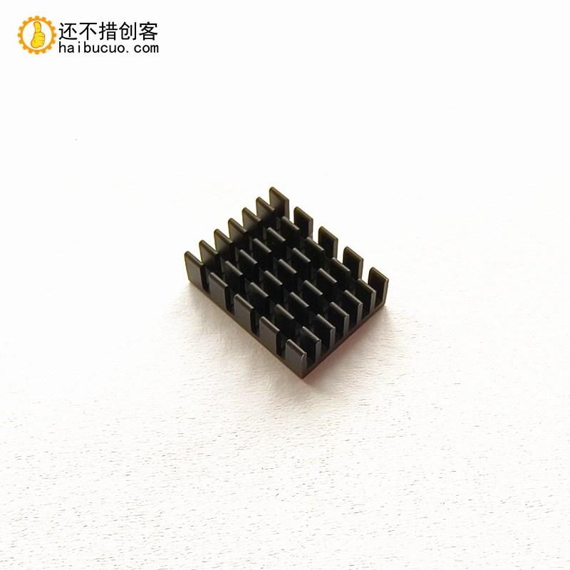 散热片 19*14*6MM (黑色开槽)优质散热器