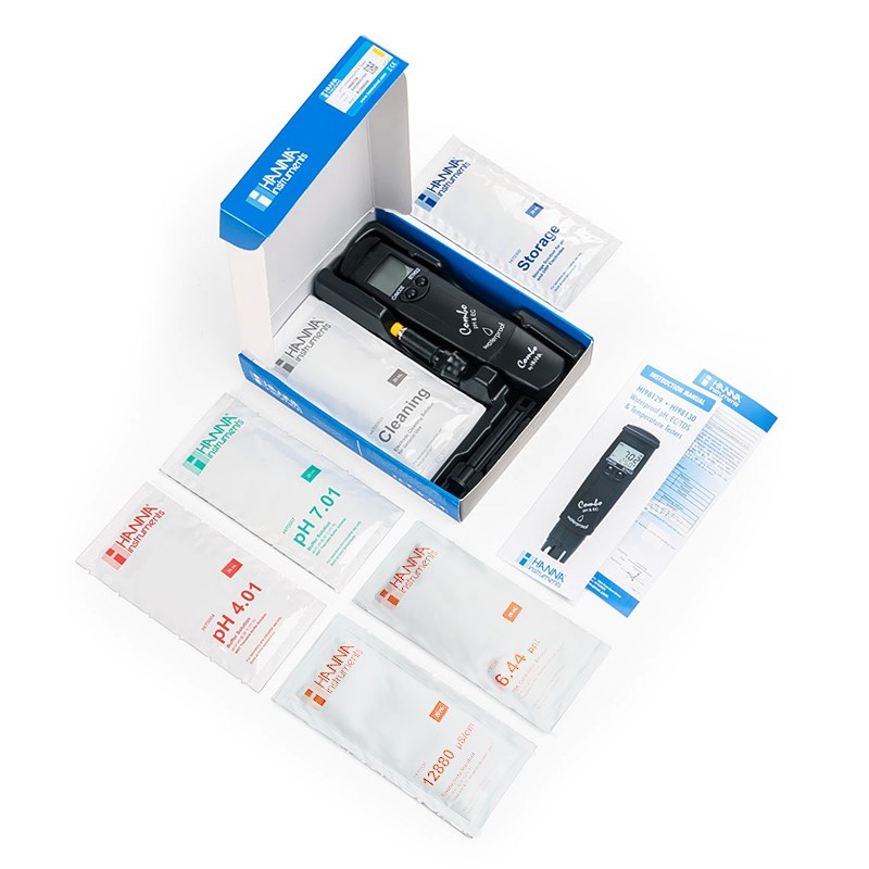 意大利哈纳 HI98129水质多参数测试笔pH/EC电导率TDS温度测定仪