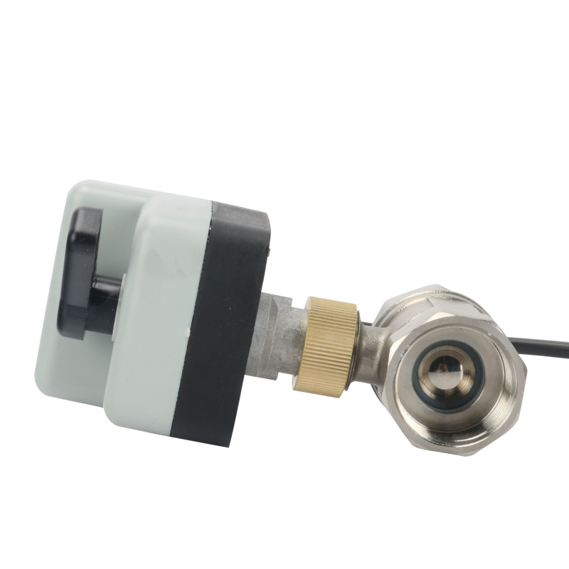 方威微型电动球阀DC24V电动不锈钢球阀220V二线6分丝口代替电磁阀