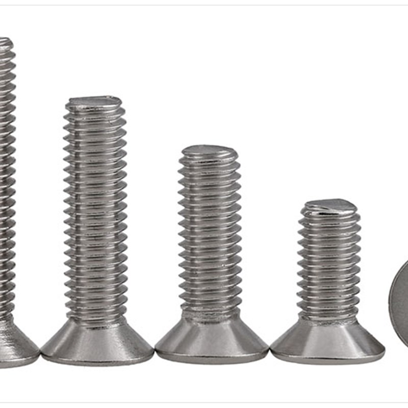 M3 304不锈钢螺丝沉头机螺丝钉 GB819十字螺钉平头